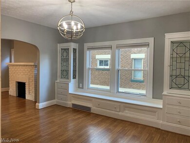 Dining Room with built-in cabinets and bench