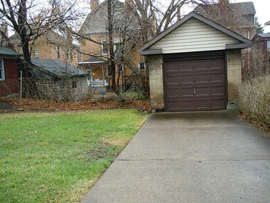 Exterior Back. Garage
