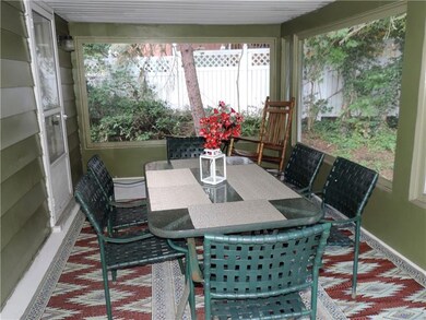 The perfect private retreat just off the kitchen.