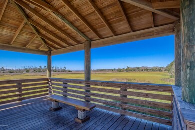 Covered marsh lookout