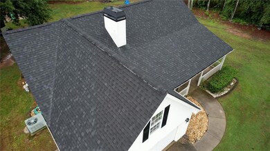View from above of property