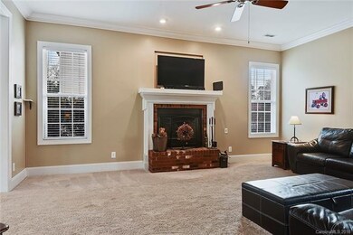 Wood burning fireplace!