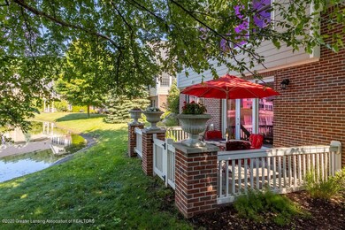 Fenced patio