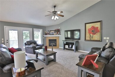 Living room - looking onto the deck.