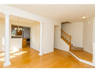 Living Room with hardwood floors