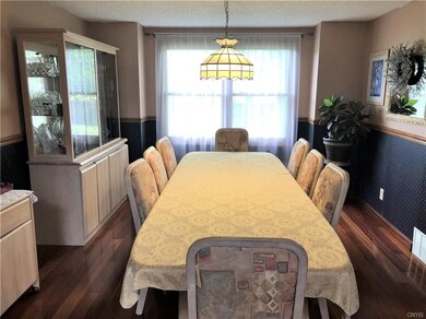 Extra large formal dining room.