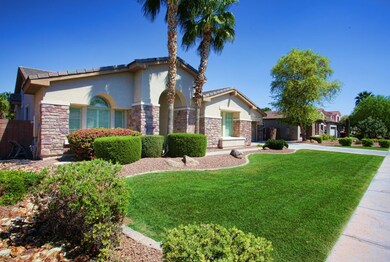 Mature landscaping