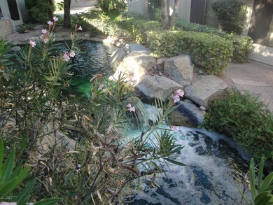 LAGOON OFF PATIO WATERFALL