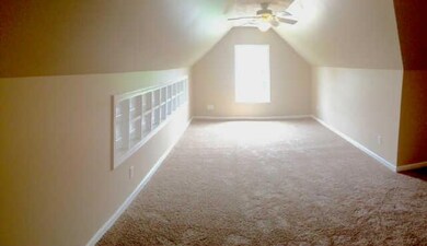 Great sized bonus room over the garage 