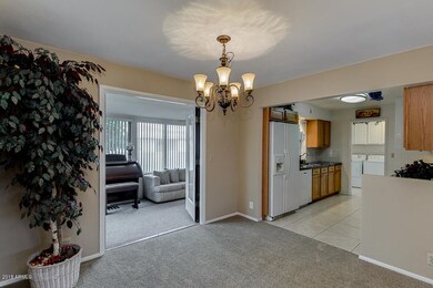 Peeking into AZ Room from Dining Room