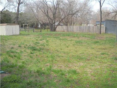 Large back yard