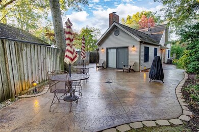 Patio with lake view