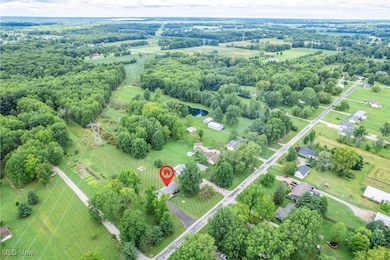 Aerial overview of property's location