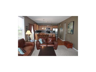 Kitchen opens to family room allowing the perfect 
