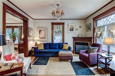 The original woodwork in this home is stunning! So
