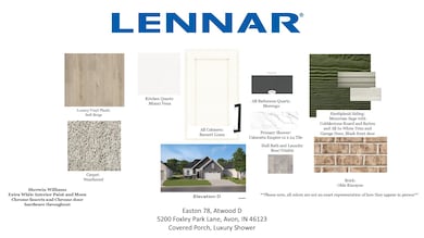 Easton Homesite 78 Colorboard