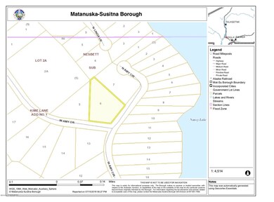 Map With Lot Hi-lighted