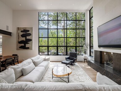 Living Room with Aspen Mountain Views