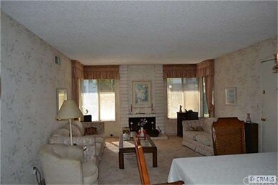 Nice large living and dinning combo with cozy fire