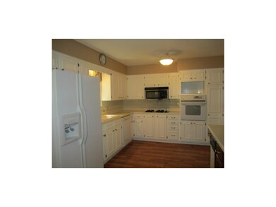 Wood laminate flooring, gas stovetop, trash compac