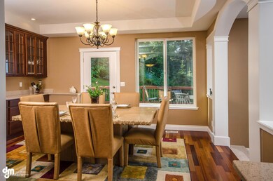 Large dining room with built-ins