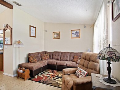 Tile Floored Open Living Room