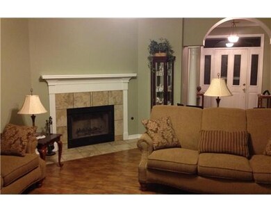 Living Room. Warm welcoming wood burning fireplace