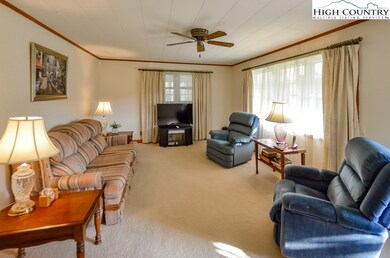 Comfortable living room is inviting and has wonder