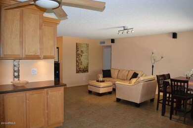 Living and dining area from Kitchen view