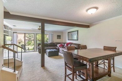 Hallway entrance opens up nicely to large combo di
