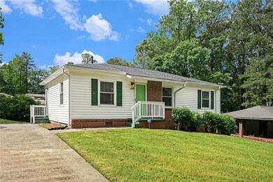Front of the home + driveway