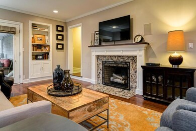 living fireplace
