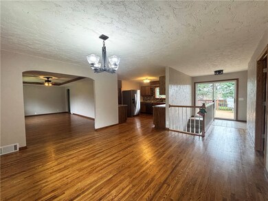 Dining Area flowing to living room and kitchen
