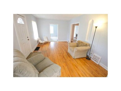 Living Room. Living & sitting area with hardwood f