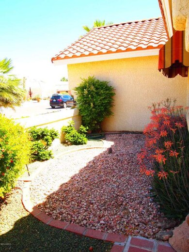 Front courtyard area