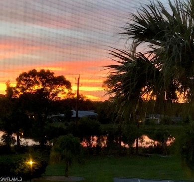 Sunset view from lanai
