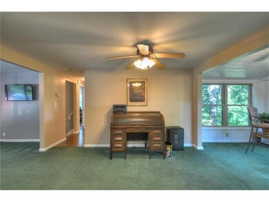 Dining room or office space.
