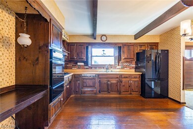 Built in oven/range and plenty of storage