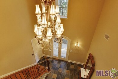 African Slate floors with  custom staircase design