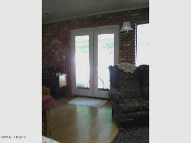 next to fireplace exit