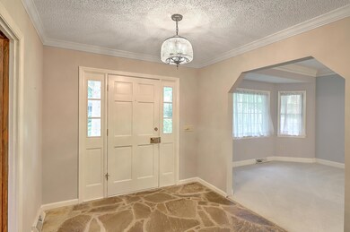 Spacious foyer