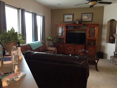 Large windows in living room