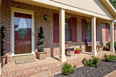 Welcoming front porch perfect for relaxing.