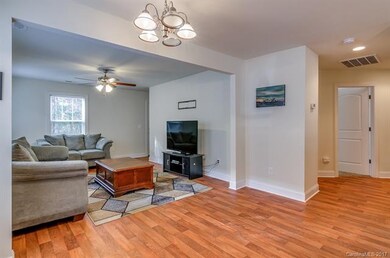 Living room and hallway to bedrooms.
