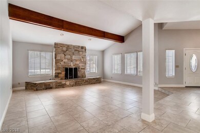 Living Room with fire place