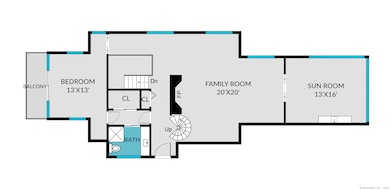 Main Entry Floor with Great Room, Sun Room and Primary Bedroom