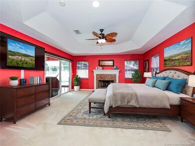 Huge Owners Suite with real fireplace