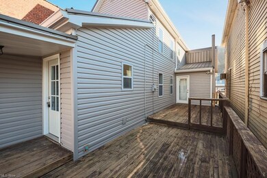 Rear door and side deck