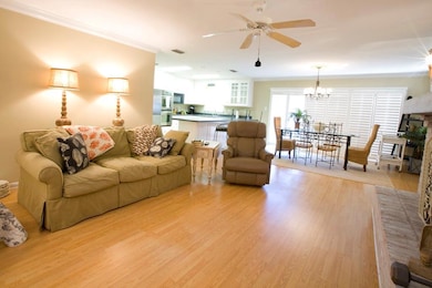 Living/dining/kitchen - open floor plan.Virtually staged.