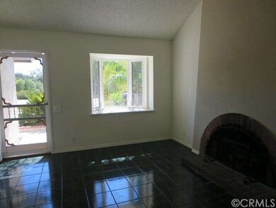 Cozy fireplace in living room
